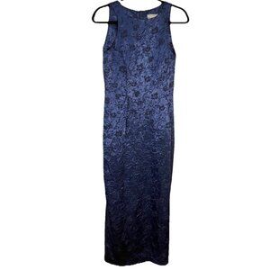 90s Accomplice Satin Maxi Dress Womens Floral Vintage Y2K Whimsigoth Fairy